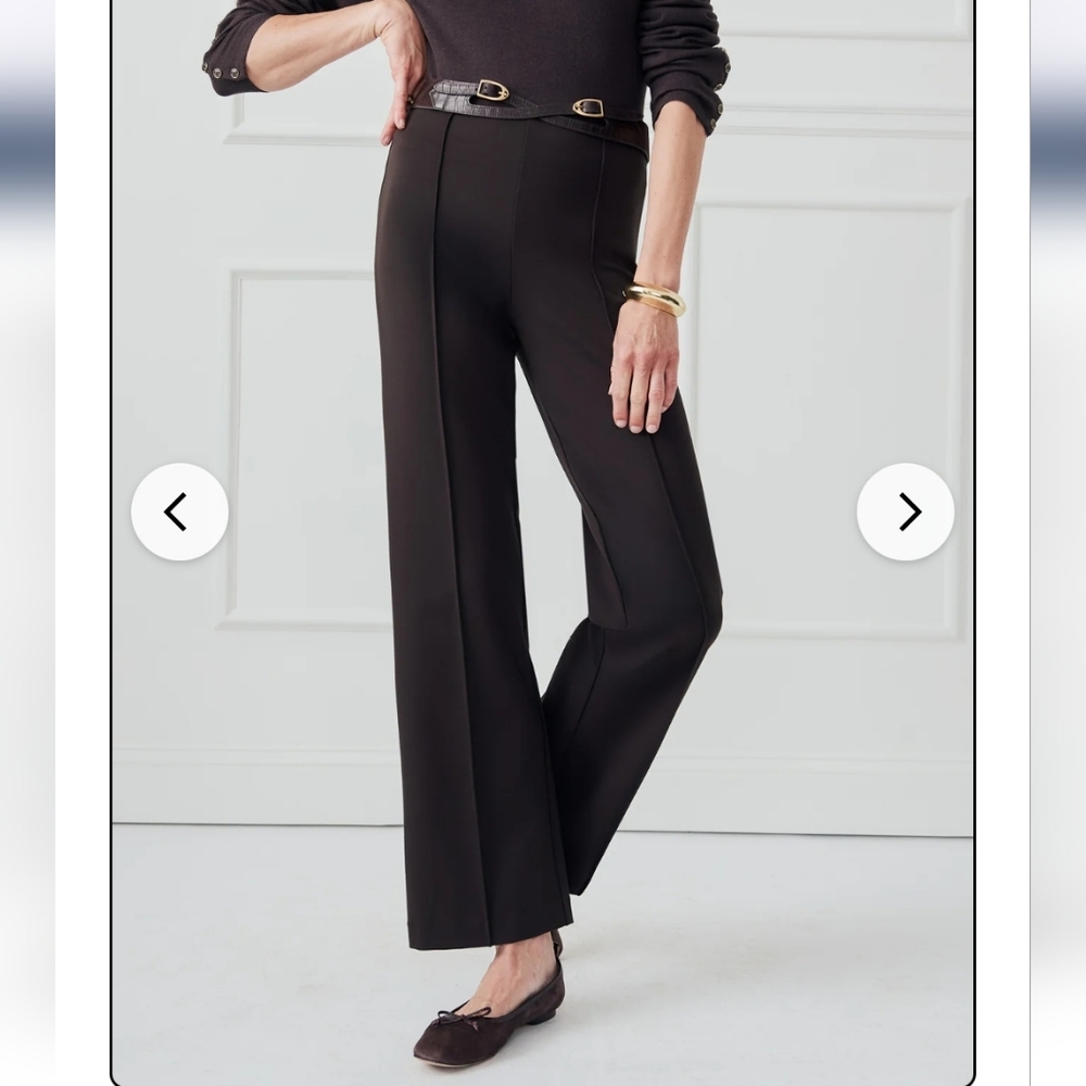 J. McLaughlin Black Boot Cut Pants